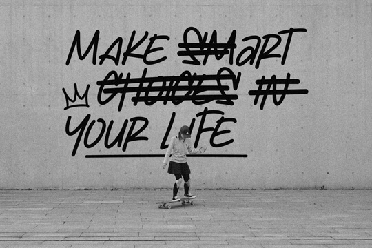 The Sidestream Graffiti font