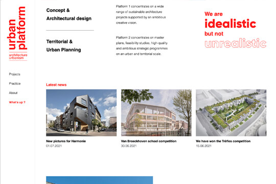 Urban Platform website
