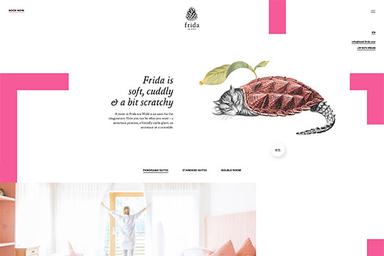 Hotel Frida am wald website