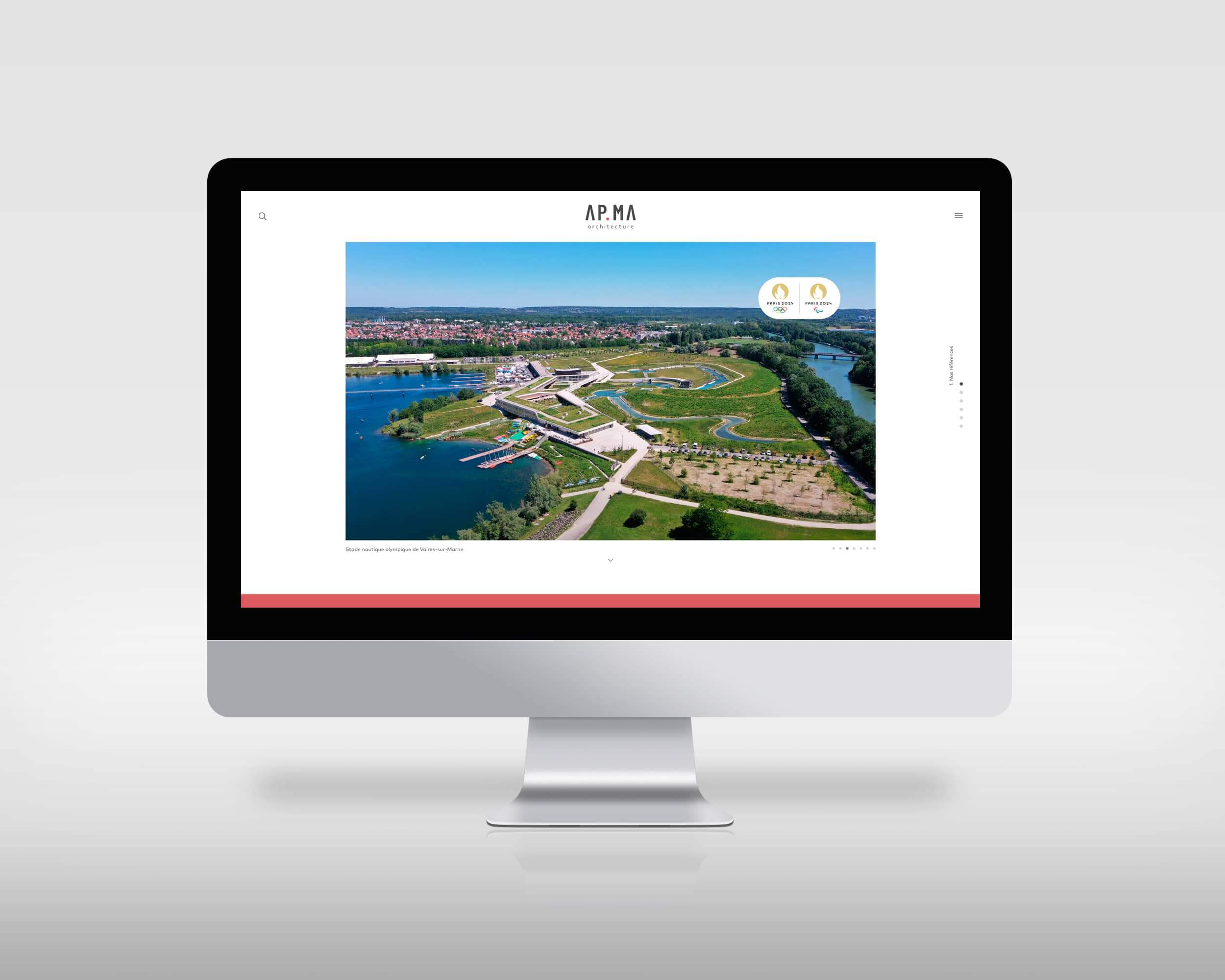 Vue site AP-MA architecture grand écran
